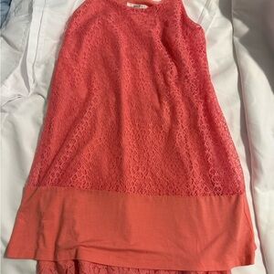 Kenar Vibrant Coral Dress